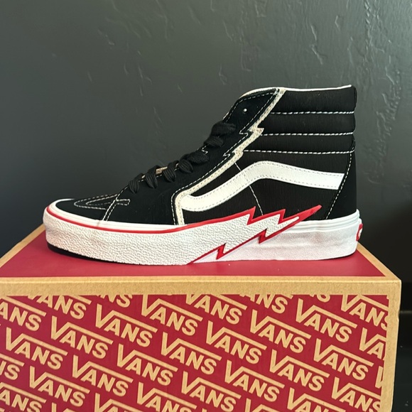 Vans High Top Lightning Bolt Shoes - Picture 1 of 6